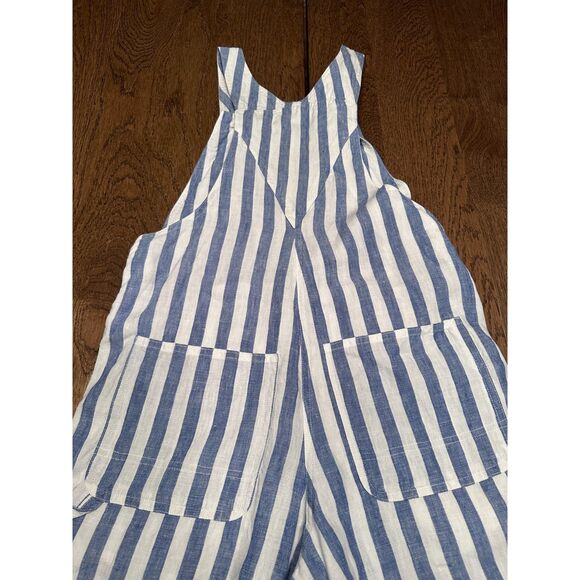 Reformation Striped Square Neckline Farmer Jumpsuit – Size 0 READ - Picture 13 of 14